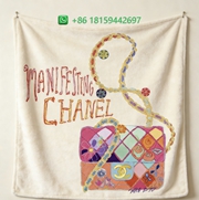 Chanel Throw Blankets
